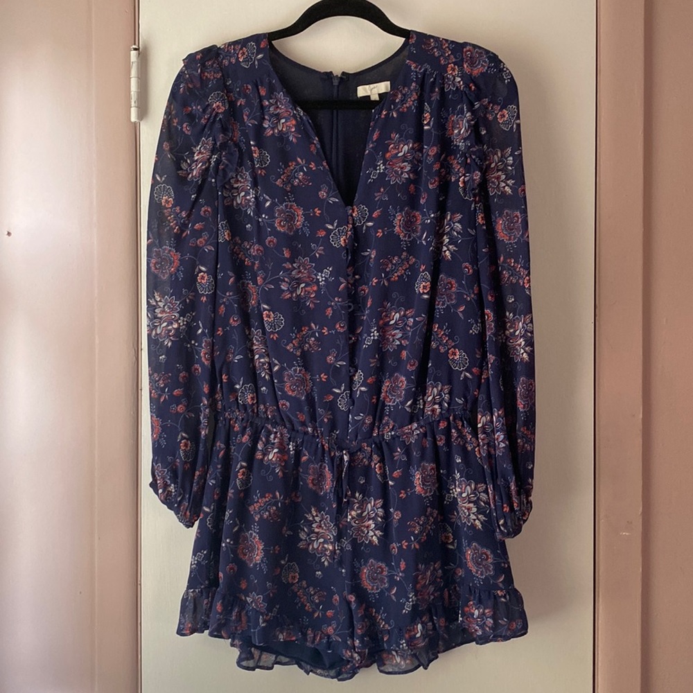 Joie floral ruffles romper